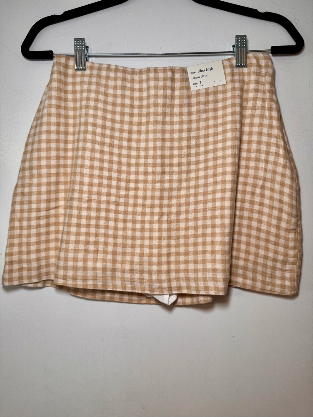 Abercrombie & Fitch Scarlett Linen-Blend Mini Skort